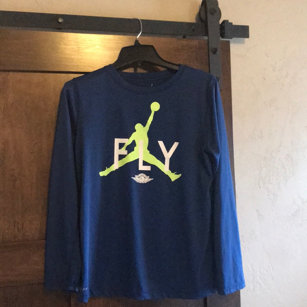 Jordan long sleeve dry fit shirt
